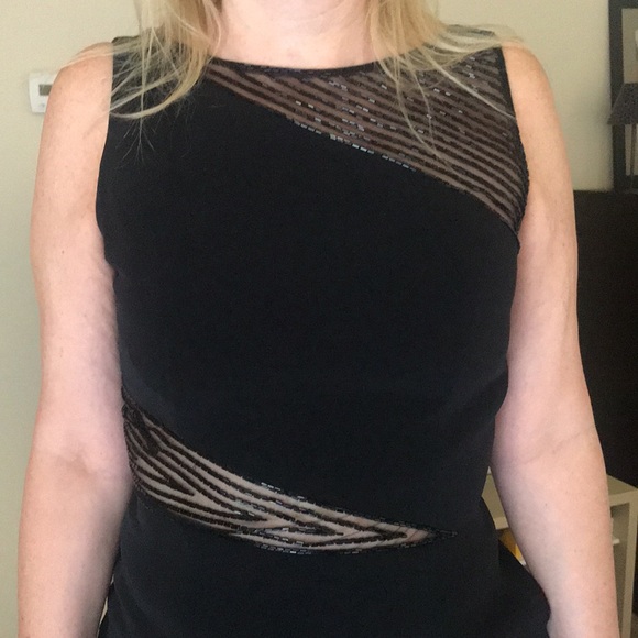 Black evening formal gown. NITELINE. - Picture 9 of 10